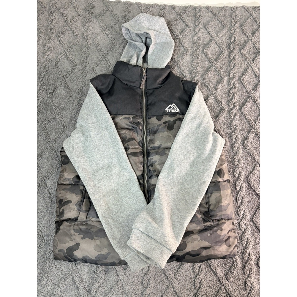 iXtreme Boys Camo Puffer Jacket Boys Size 14/16